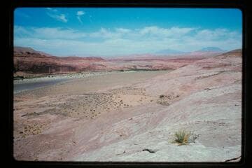 Up from top of dugway; Halls Creek left bank; Henry Mountains