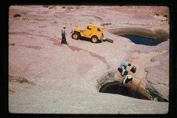 Waterpockets toward south end of fold