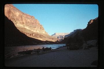 Down from beach below Tapeats Creek