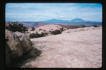 Henry Mountains, Halls Creek from Waterpocket Fold avove Baker's Ranch