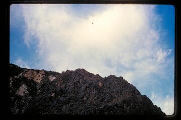 Plane over camp; Mile 231.75