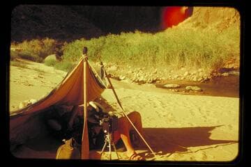 Edi Jaun rests at Tapeats C