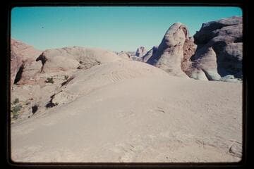 Bald Rock northeast of 5014, route into Moepitz Canyon