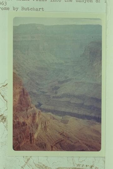 From below Great Thumb Point into the canyon of Tapeats Creek