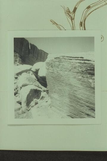 Petroglyphs at Mile 22 3/4, Green River.  South side of boulder high up