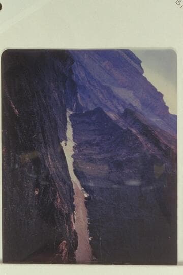 Grand Scenic Divide from Bench Mark at Ruby.  Serpentine Rapid in middle distance