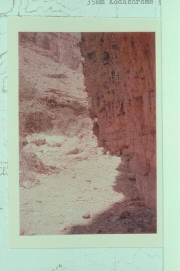 Tapeats wall south of Cheyava Fall