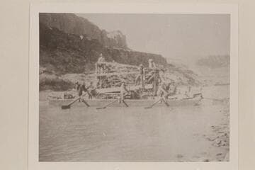 Keystone driller on barge