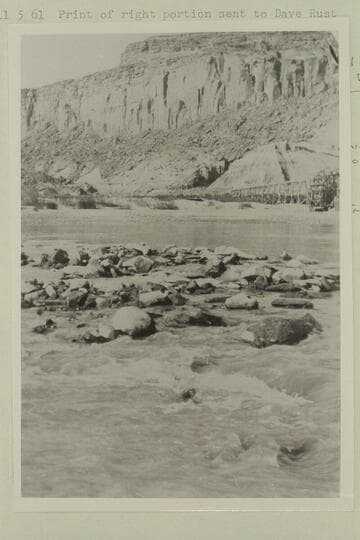 Good Hope placer water wheel, mile 145, Glen Canyon