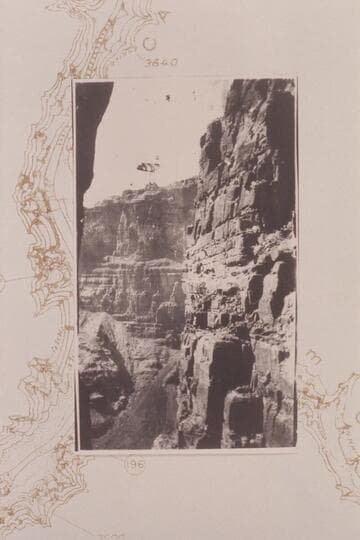 Down side canyon -east side- over Rapid #28 from elevation 4,400 feet