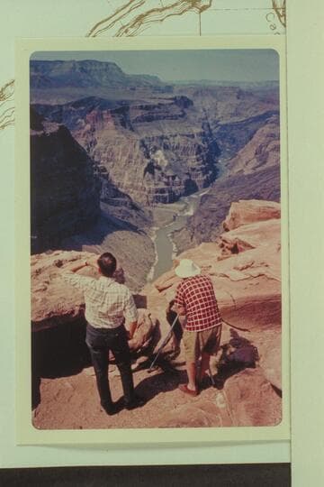 Bill Austin and Bill Hamilton sight Vulcan Rapid