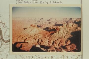 Akaba-Panameta Saddle from Paya Point.  Paya arm of Matkatamiba Canyon