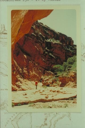 Wash above the spring in Beaver Canyon