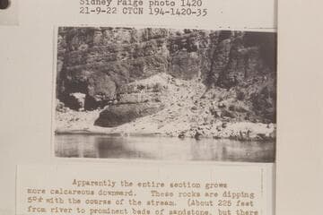 Across Colorado River at limestone