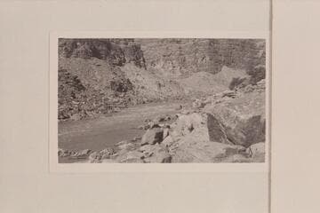 Salvage efforts in Rapid No. 24.  U. S. Geological Survey sadiron