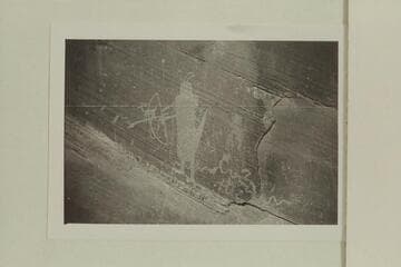 Glyph at mouth of Smith Fork, Glen Canyon