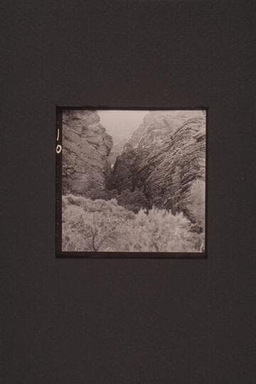 Side canyon with water at the dude ranch near head of Lodore