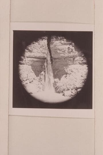 Deer Creek Falls.  Preliminary gauge at Bright Angel Creek:  107,000 cfs