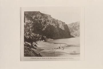 The "Picture" at camp in the lower part of Black Canyon; Wheeler party