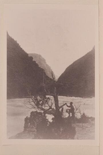 "Views on the Green River," Canon of Lodore Series.  Disaster Falls