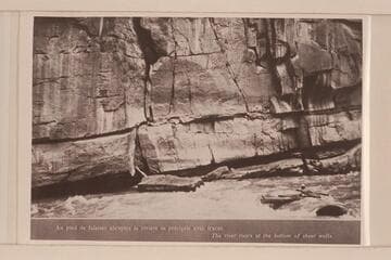 One of the French kayaks in Triplett; Canyon of Lodore