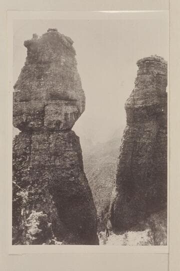 [print from a stereo] No. 224, Grand Canon Series:  Mu-Av Canon