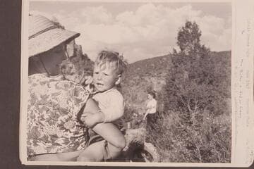 Little Browns Hole.  Mrs. Burton and Ted or Larry