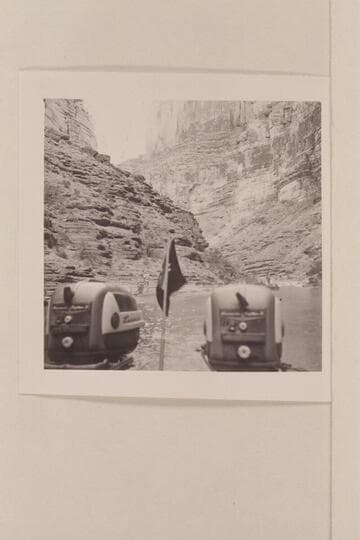 Looking back into the lagoon at Supai Creek as the boats pull out