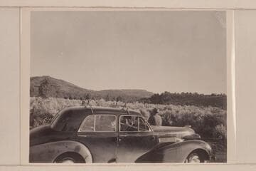 Mt. Logan (right center) from the saddle between Logan and Trumbull