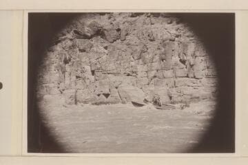 Bob Malott pilots the "Cactus" through Mile 217 Rapid