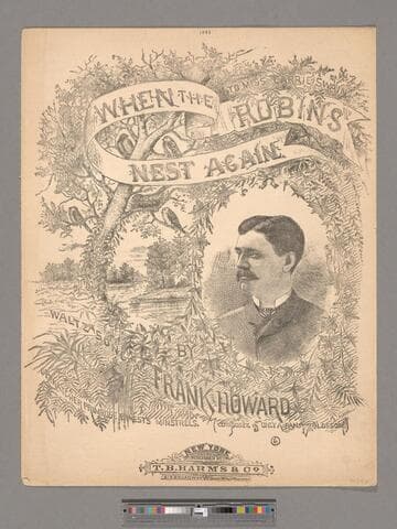 When the robins nest again : waltz song  / words and music by Frank Howard