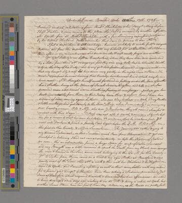 Jones, Rebecca. Letter to Richard Shackleton