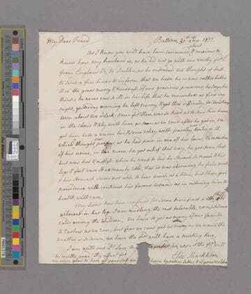 Shackleton, Elizabeth (Carleton). Letter to Elizabeth (Pim) Pike