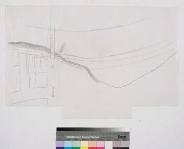 Draft map showing approach to proposed location of Los Angeles Terminal Ry. in vicinity of Macy St