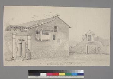 E. Entrance to the Nunnery of San Francisco, Panama