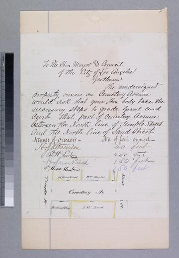 Cemetery Avenue - between Sand & Temple Sts