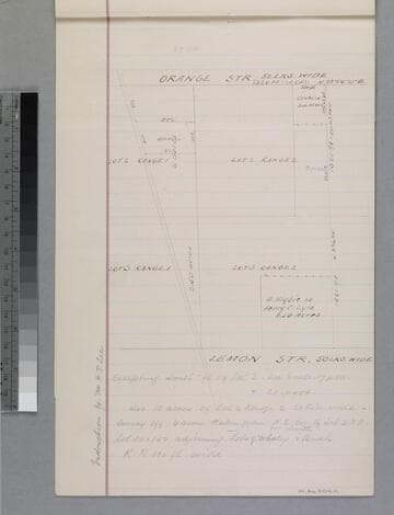 Palmer, George : parcels between Lemon & Orange Sts., Temple & Gibson Tract
