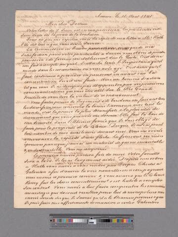 Henri Castro to George Cupples