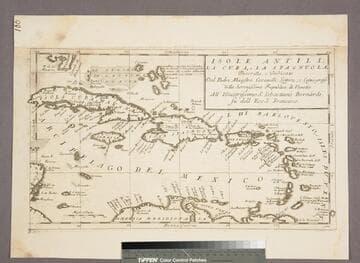 Isole Antili, la Cuba, la Spagnuola, Descritte, e Dedicate Dal Padre Maestro Coronelli, Lettore, e Cosmographo della Serenissima Republica di Venetia All' Illustrissimo S. Sebastiano Bernardi, su dell Ecc. S. Francesco