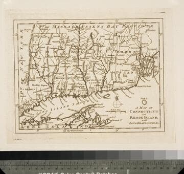 A map of Connecticut and Rhode Island, with Long Island Sound, &c