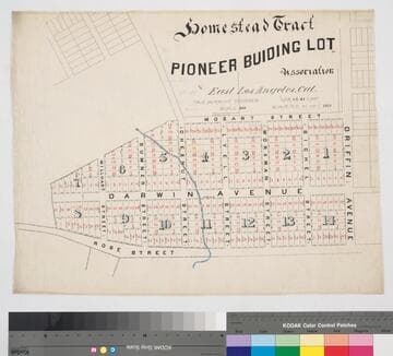 Homestead Tract, Pioneer Building Lot Association