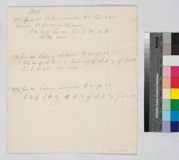 Plat of the Preemption Claim of Fernando Arnaud Huart