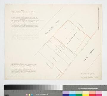 Map of the Building Lot of Ferguson & Rose