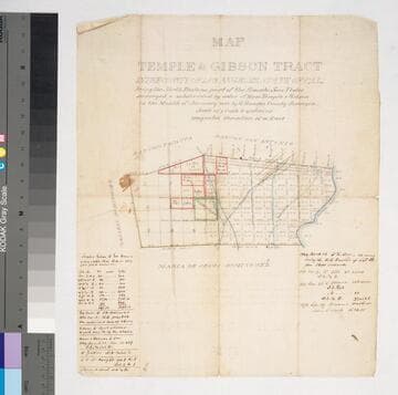 Reduced version of previous maps : Map Temple & Gibson Tract