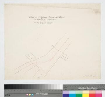 Change of Spring Street Car Track