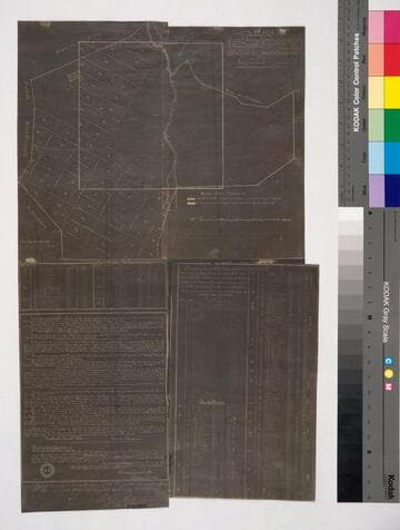 Map showing the Donation Lots