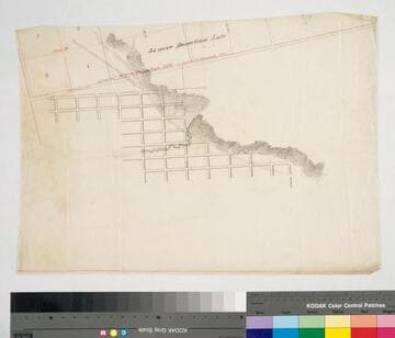 Los Angeles : partial street plan