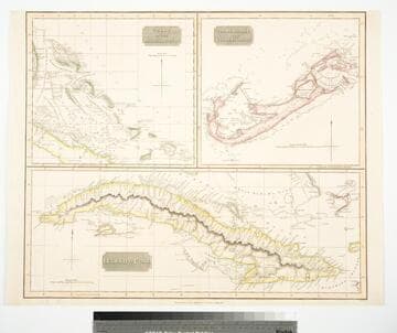 Bermudas or Summer Islands; Chart of the Bahama Islands; Island of Cuba