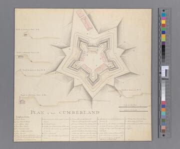 Plan of Fort Cumberland [cartographic material]
