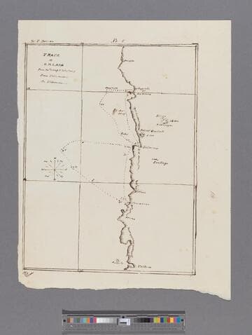 Track of the H.M.S. Asia from Decber. 2 1848 to Febry. 3d 1849 From Valparaiso to Valparaiso [cartographic material] / W. E. Denison